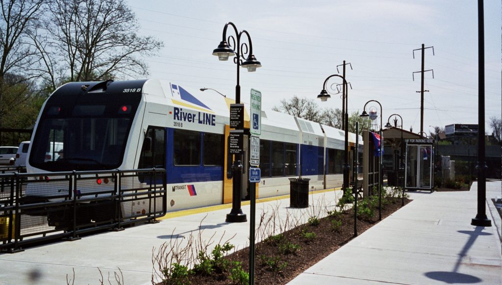 River Line at Trenton Station