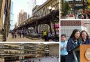 Elevated Chicago asks “Can you walk there?” on TikTok (top left) • Mexico City embraces e-buses (top right) • Bell Works reaches milestone (bottom left) • Boston invests in eTOD (bottom right)