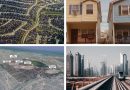 Using federal & state funding to change zoning (top left); Newark promotes local home ownership (top right); Chicago’s Red Line extension & community development plans (bottom left); Dubai Metro expansion (bottom right)