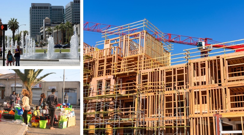 Googles halts construction in San Jose (top-left); Preserving pedestrian zones with informal retail (bottom-left); NJ’s affordable housing model (right)