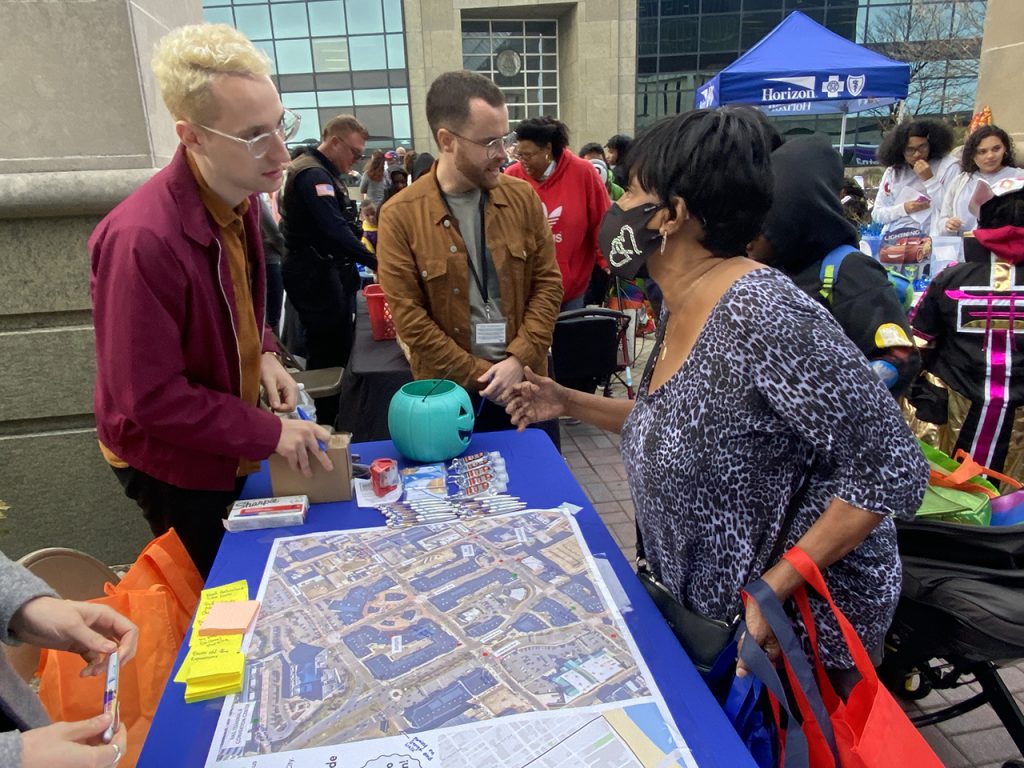 Community engagement at Atlantic City HarvestFest, Transit Friendly Planning Program, NJ TRANSIT