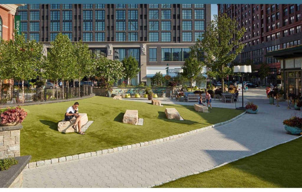 Rendering of the Pike and Rose new transit-oriented downtown