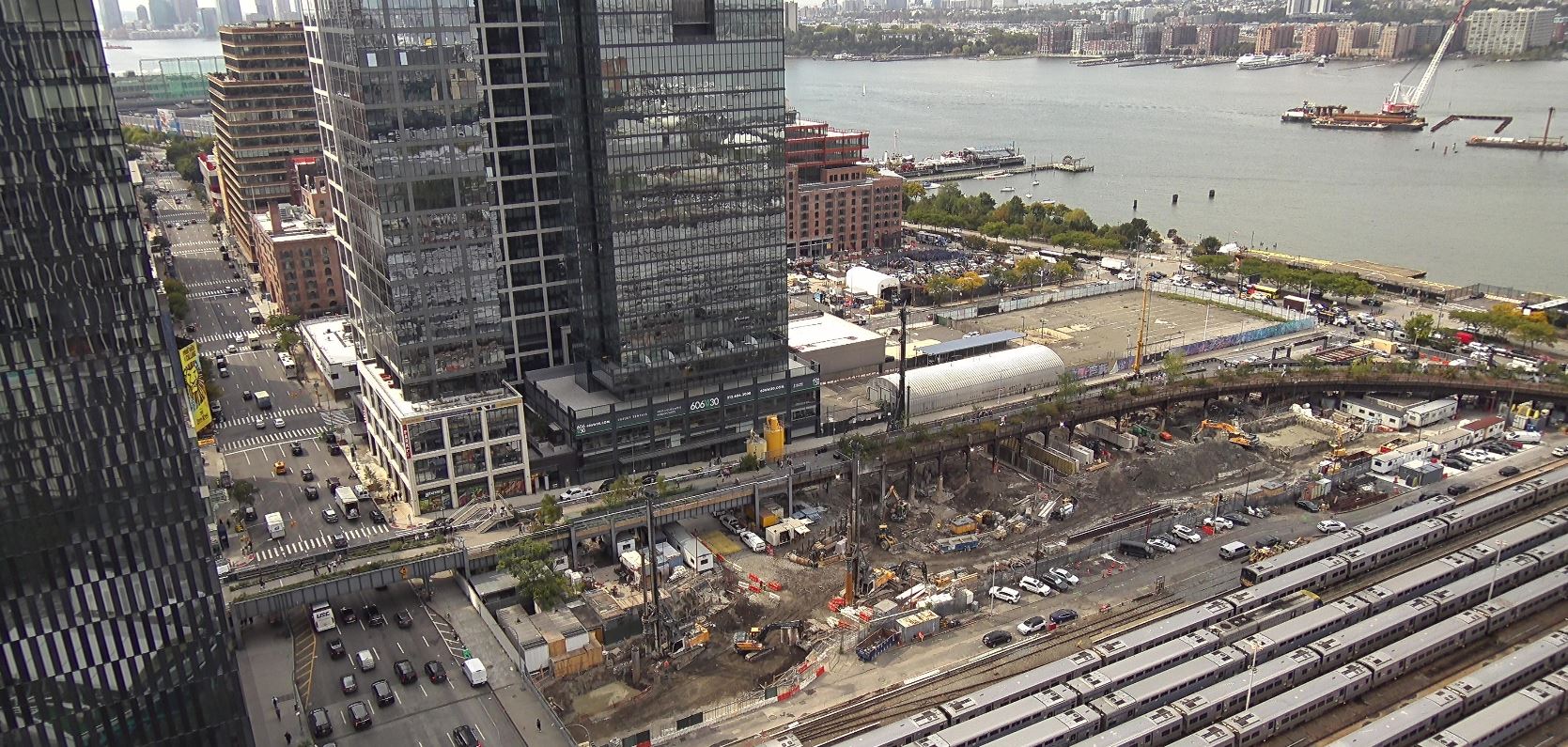 Webcam footage of active construction at the Gateway Tunnel site