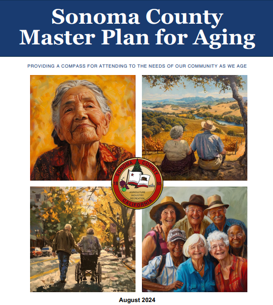 Cover of the Sonoma County [CA] Master Plan for Aging