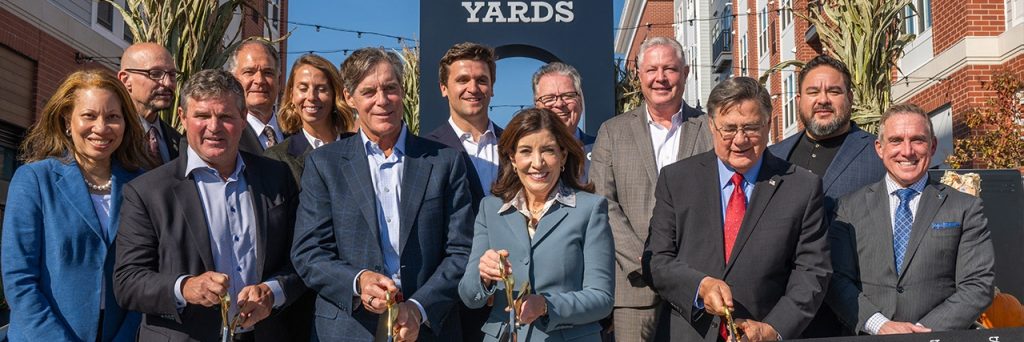 Kathy Hochul and other local officials celebrating the opening of the Core.