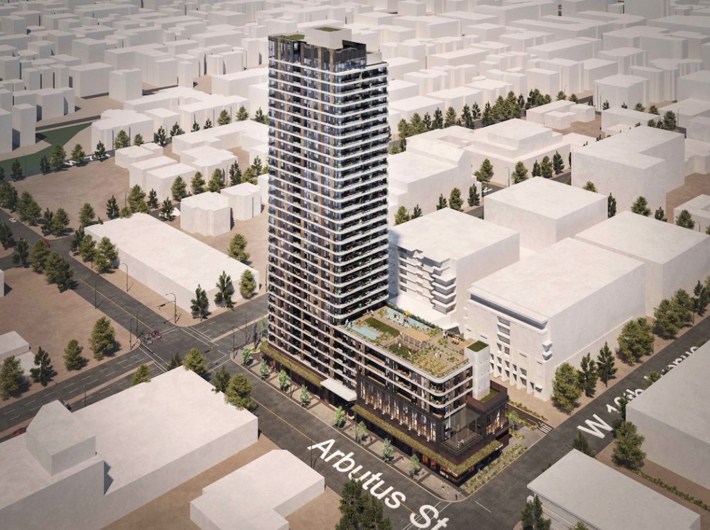 Rendering of the Vancouver development.