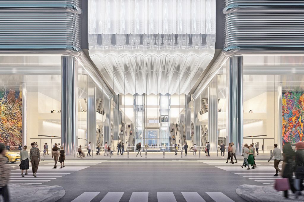 Rendering of the Midtown Bus Terminal.