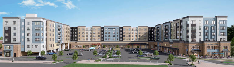 Rendering of Embark at the Crossings in East Orange, NJ