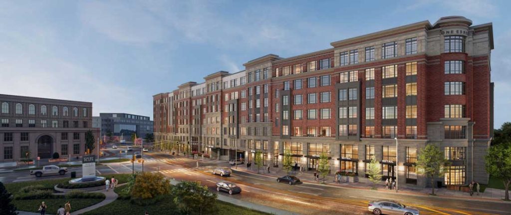 Rendering of the planned development at 1 Essex Street in Hackensack.