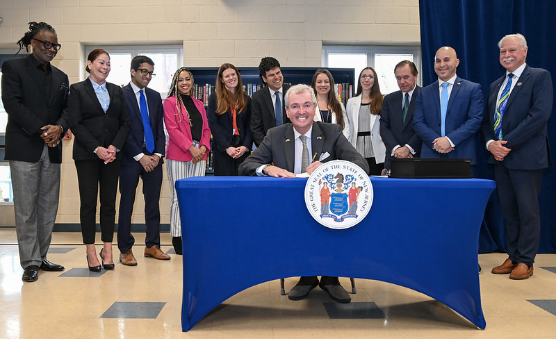 Gov. Phil Murphy signing affordable housing legislation, including A-3337/S-2312, into law on March 20, 2024.
