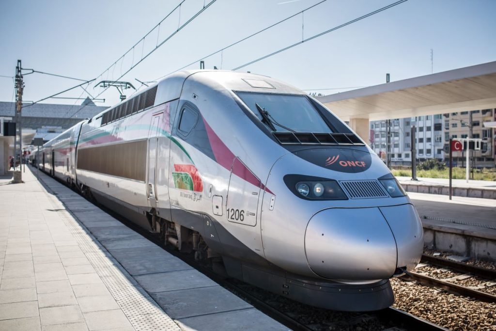 Al-Boraq train in Morocco.