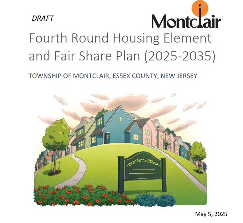Cover of the draft Montclair Affordable Housing Plan.