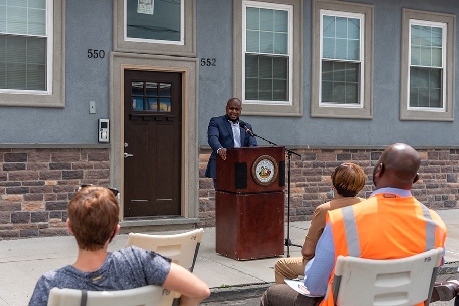 Mayor Baraka of Newark, New NJ addressing the City of Newark’s Affordable Housing Goals.