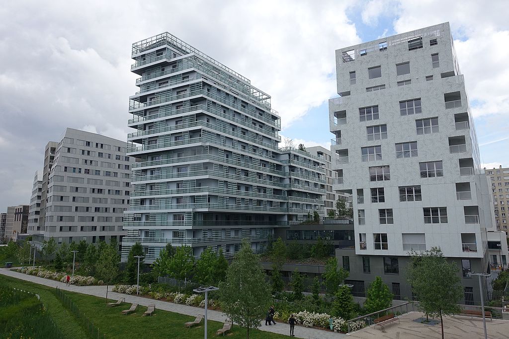 Affordable apartment buildings in Clichy-Batignolles.