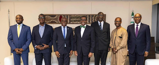 The African Development Bank Group hosting a delegation from Ropeways Transit Rwanda Limited.