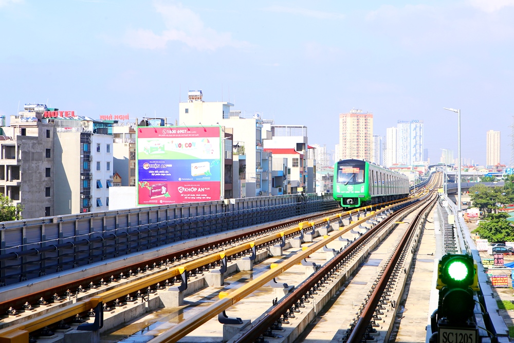 Segment of Hanoi’s first operational Metro line
