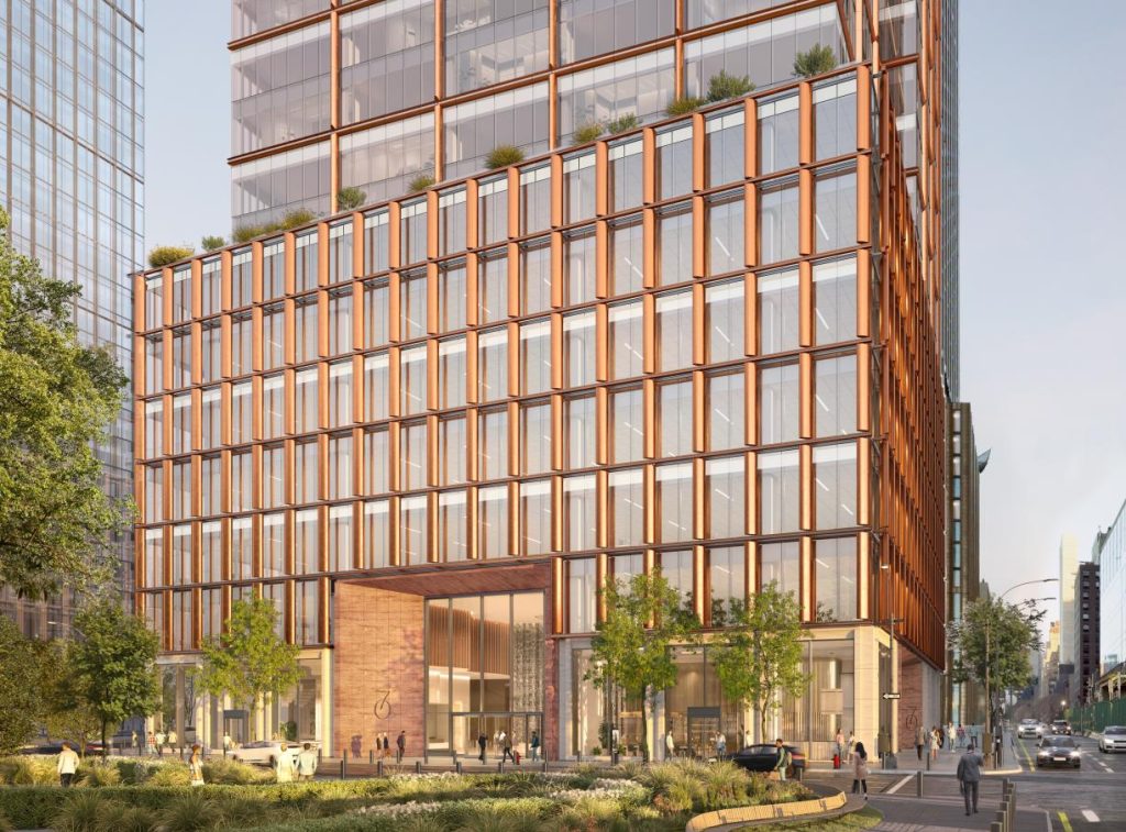 Rendering of 70 Hudson Yards.