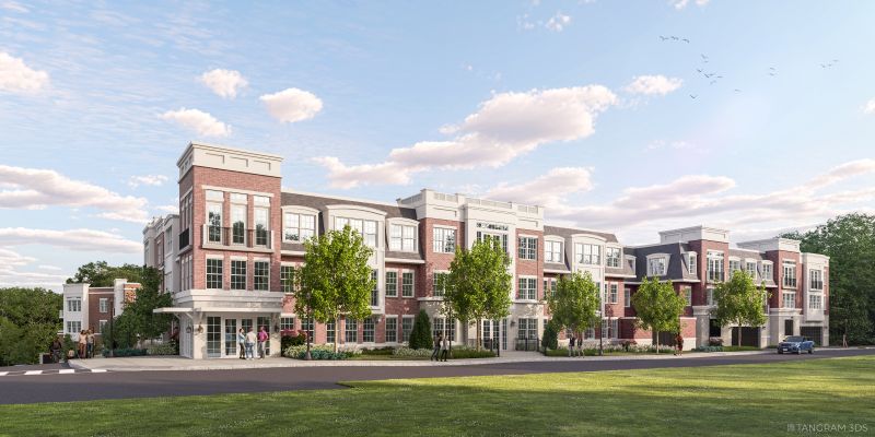 Rendering of the Estates at Short Hills