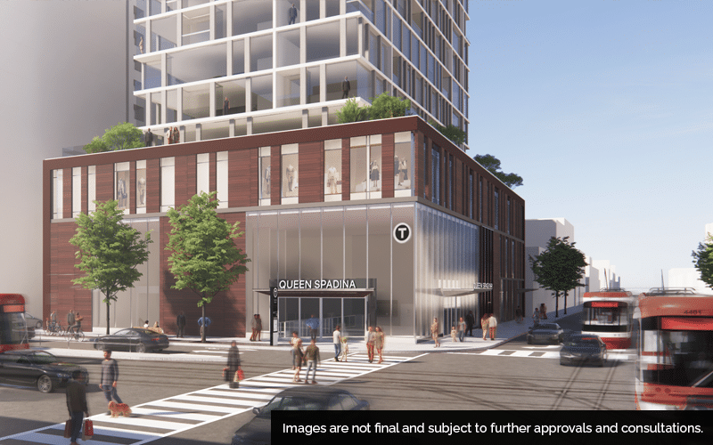 Rendering of one of the proposed towers.