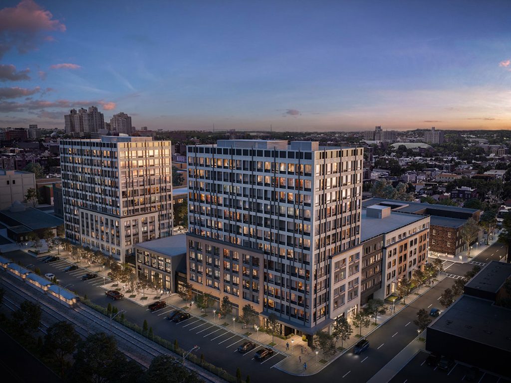 Rendering of West Side Square. Courtesy of Marchetto Higgins Stieve