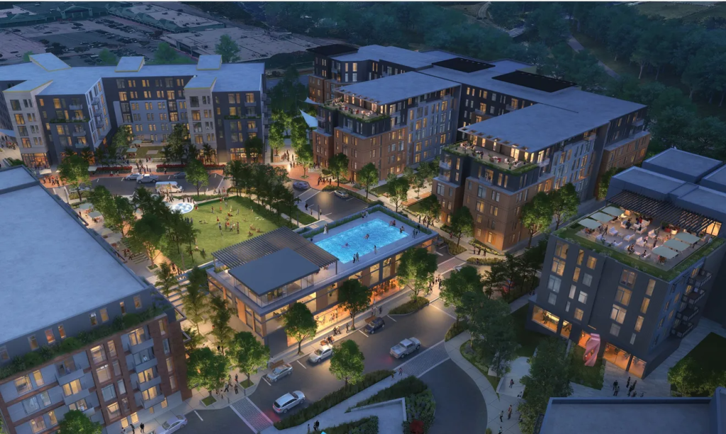 Rendering of one of ten affordable housing projects funded, Westchester Crossing in Port Chester, NY.
