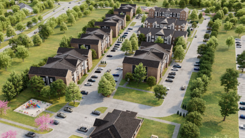 Rendering of the Redbud Reserve project.