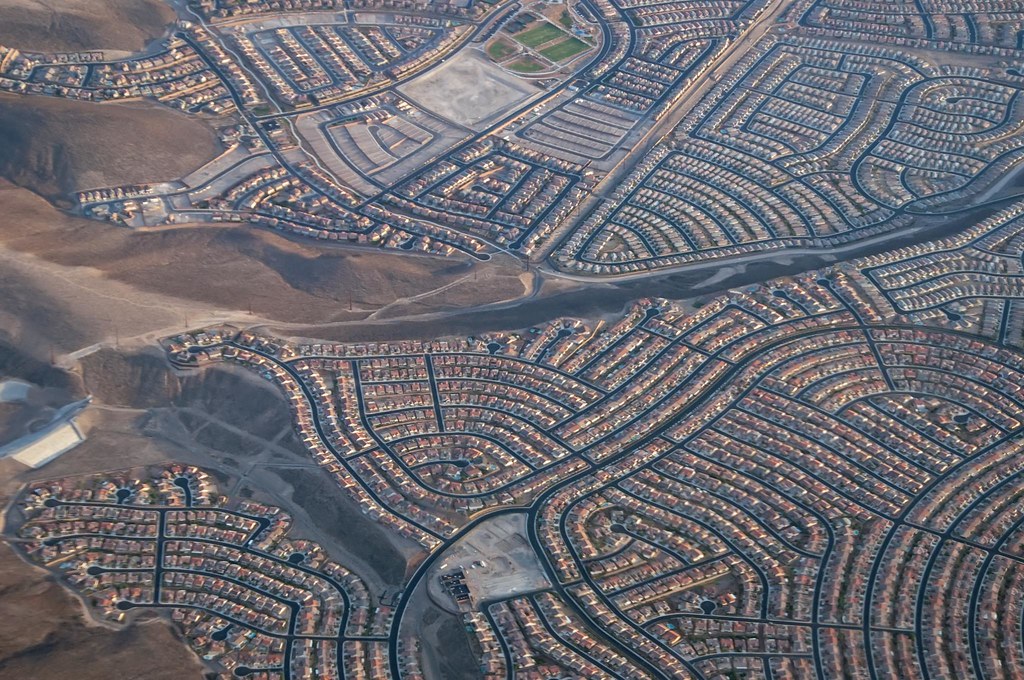 Sprawling single-family houses
