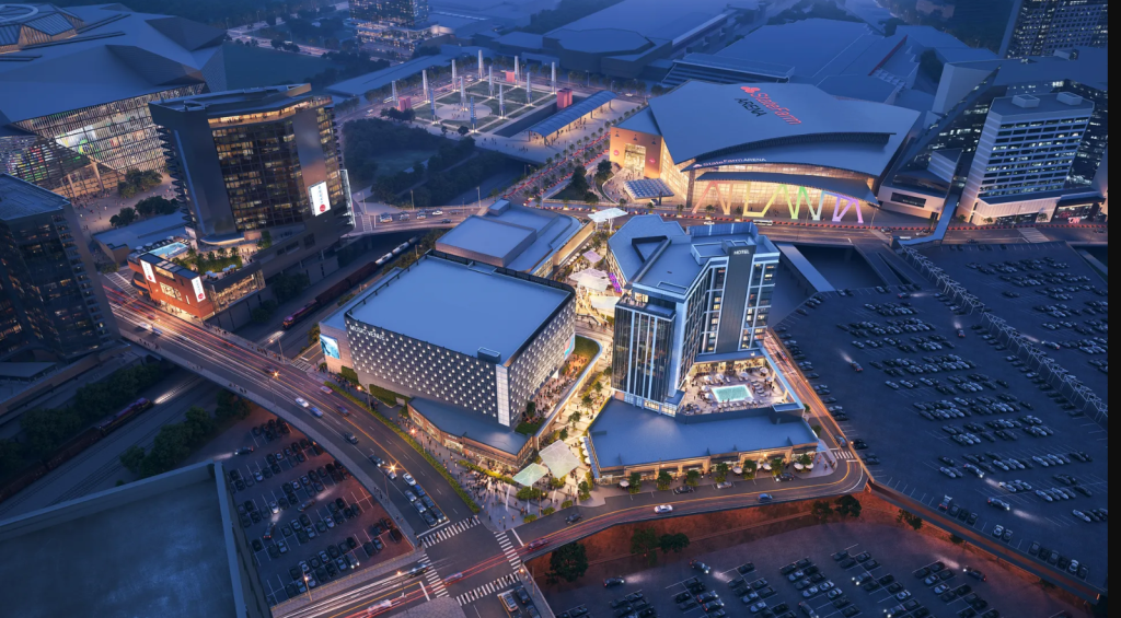 Rendering of Centennial Yards
