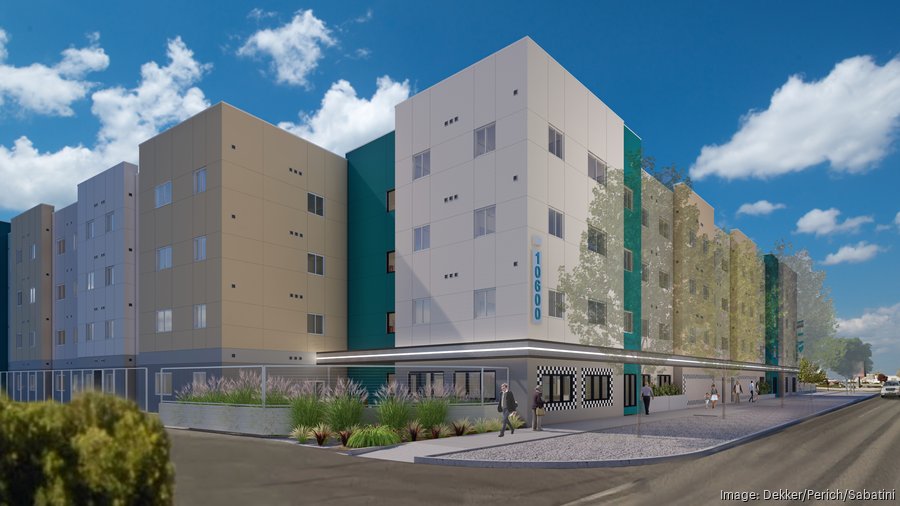 Rendering of the Luminaria Senior Community.