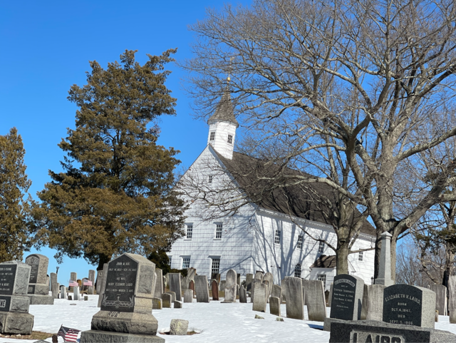 The Old Tennent Church in Freehold, NJ, one of the sites included on the interactive map. Freeholdman12 | Wikimedia Commons