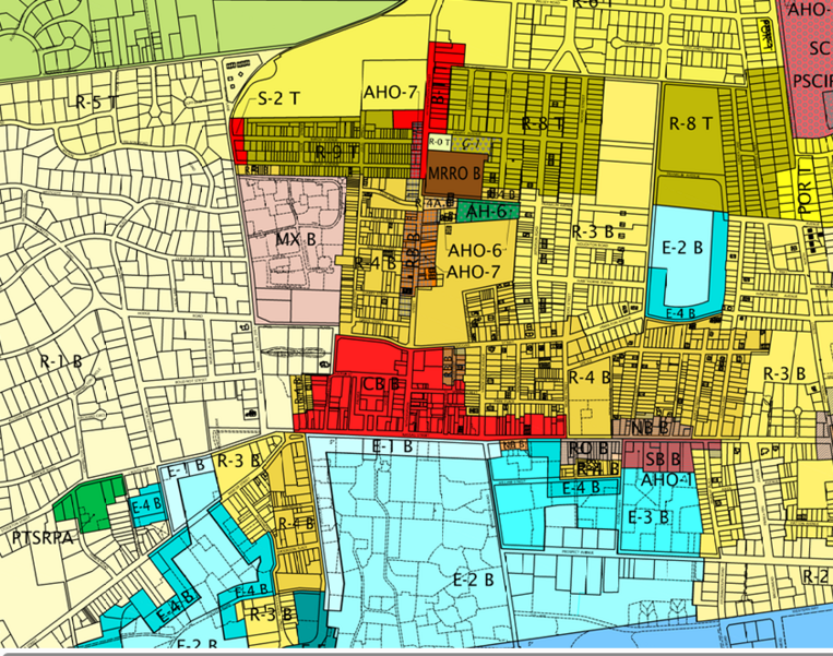 Princeton’s zoning map. Courtesy of Princeton, NJ