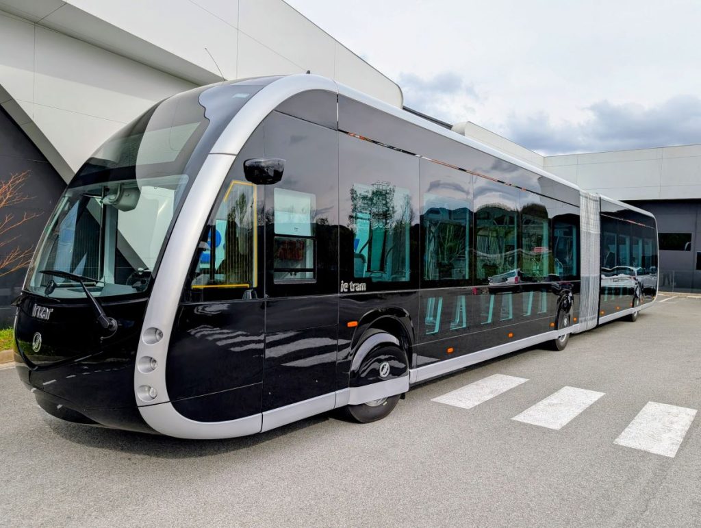 Example of Liverpool's new rapid transit vehicle