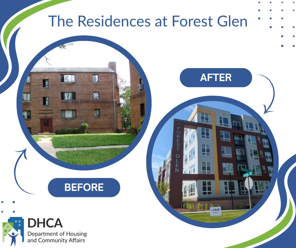 The Residences at Forest Glen. Courtesy of Montgomery County, MD 