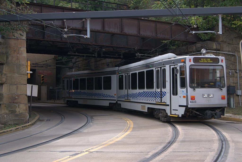 PRT Light Rail train.