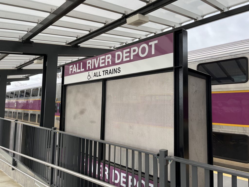 Fall River Depot MBTA station. 