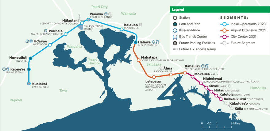Skyline station map.
