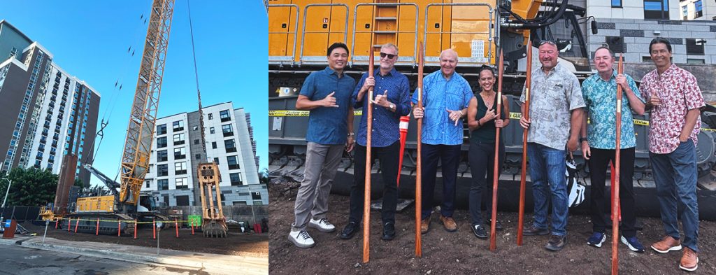 Groundbreaking on TOD project in Honolulu. 