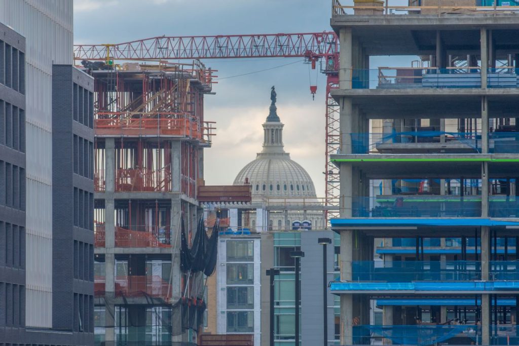 New construction in Washington, D.C. 