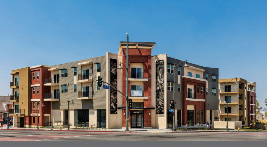 Santa Cecilia, a joint development project by LA Metro.