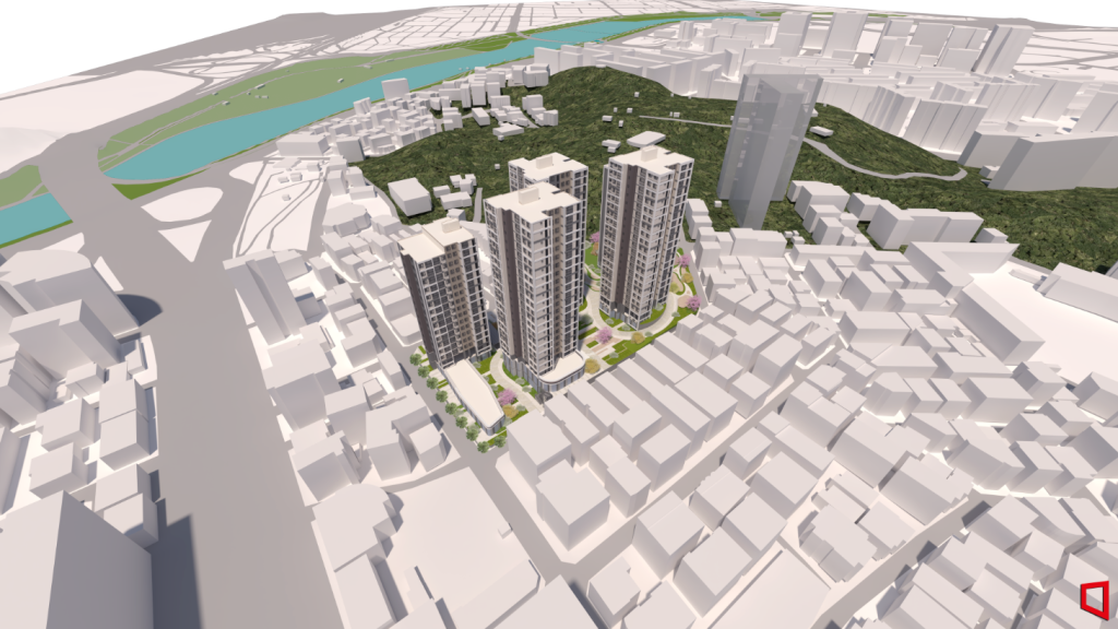 Rendering of the Yeomchang Station area revitalization project. 