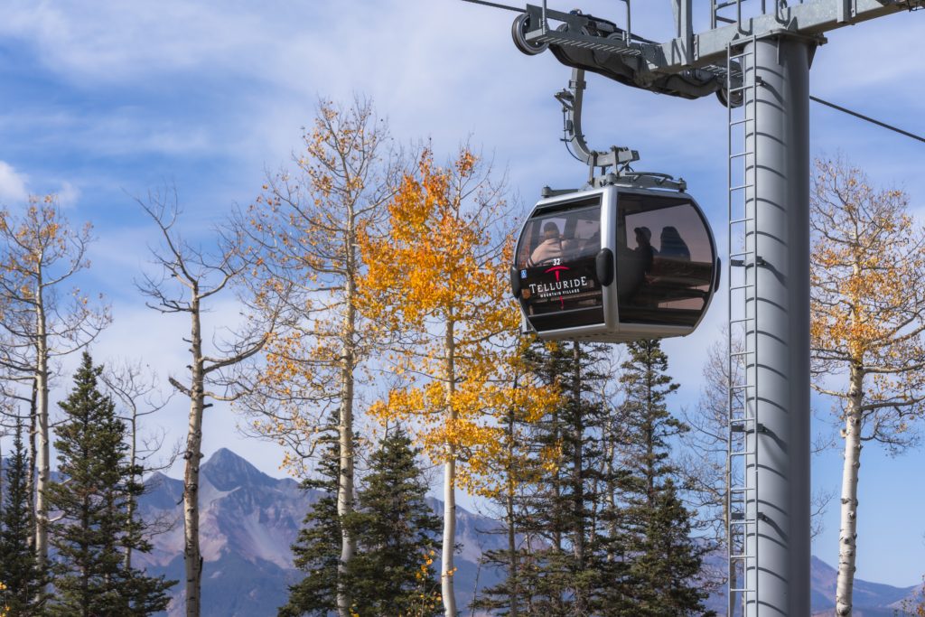 Gondola in Mountain Village. Courtesy of the Town of Mountain Village, CO