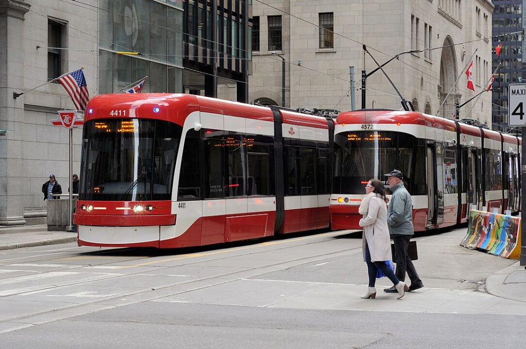 Toronto streetcar.
