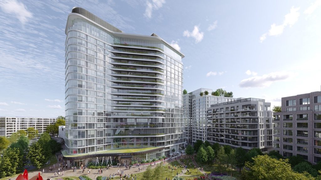Rendering of Reserve at Strathmore Square.