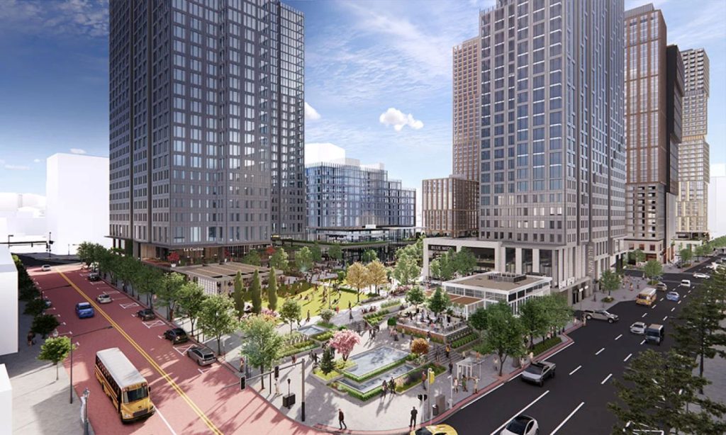Rendering of District Galleria.