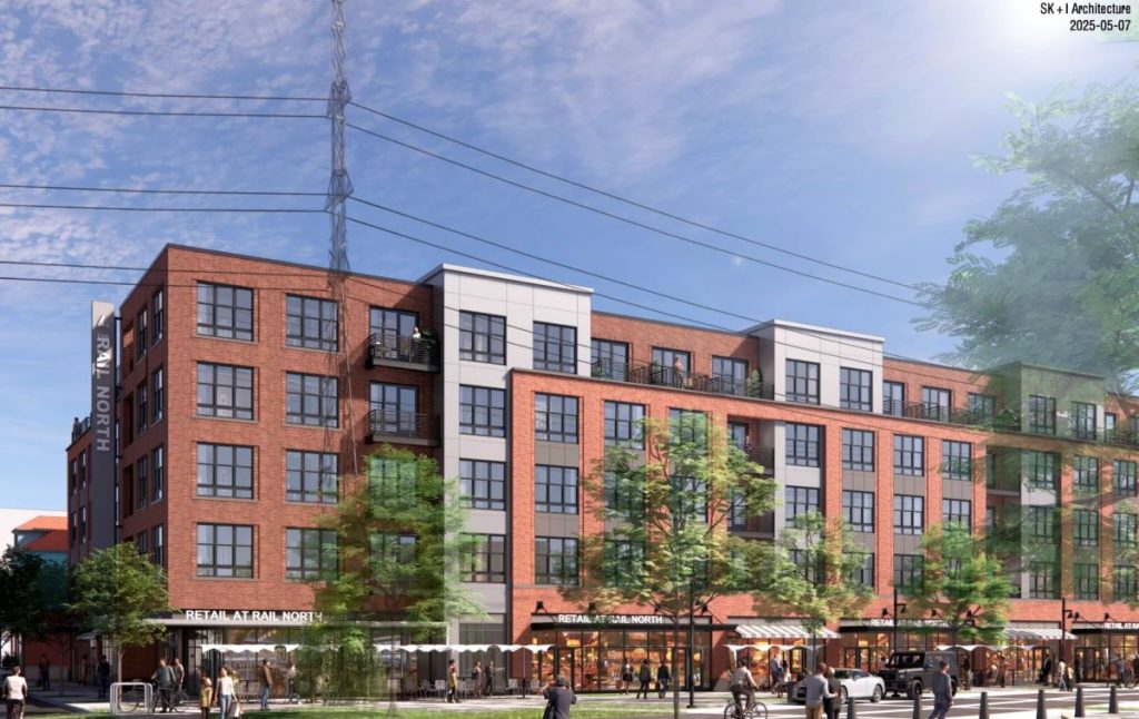 Rendering of the planned Red Bank redevelopment.