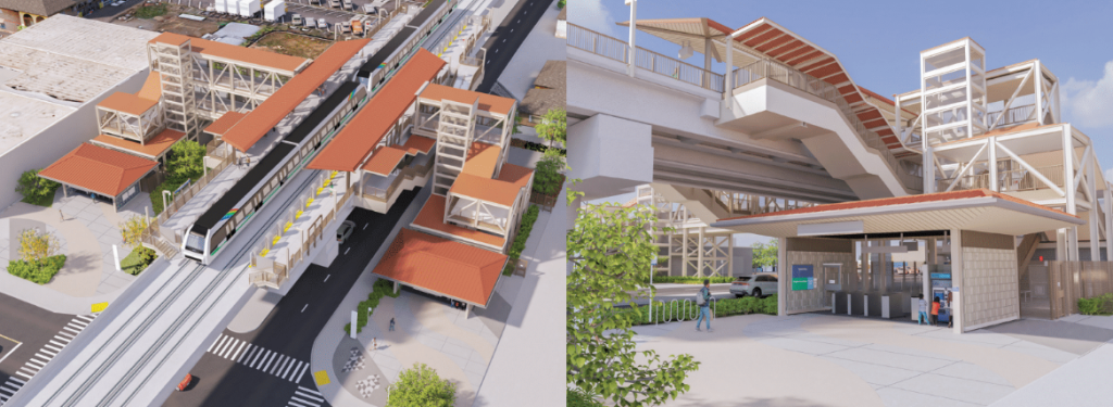 Future Mokaeuea Skyline Station rendering. 