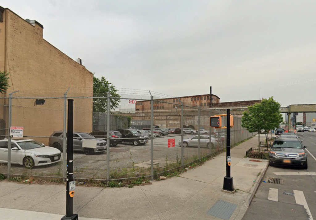 The MTA lot in Crown Heights.