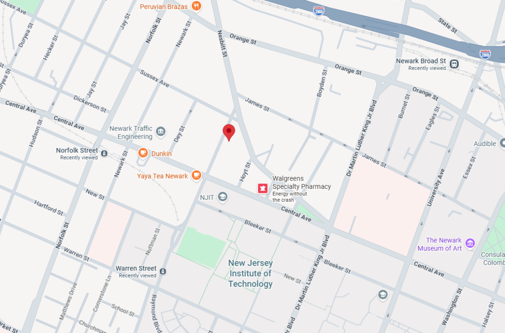Location of the development at 14-16 Lock St. and the surrounding transit.
