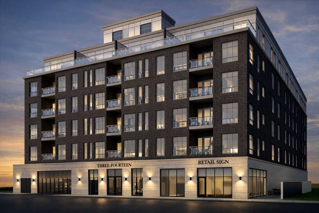 Rendering of the Plainfield project.