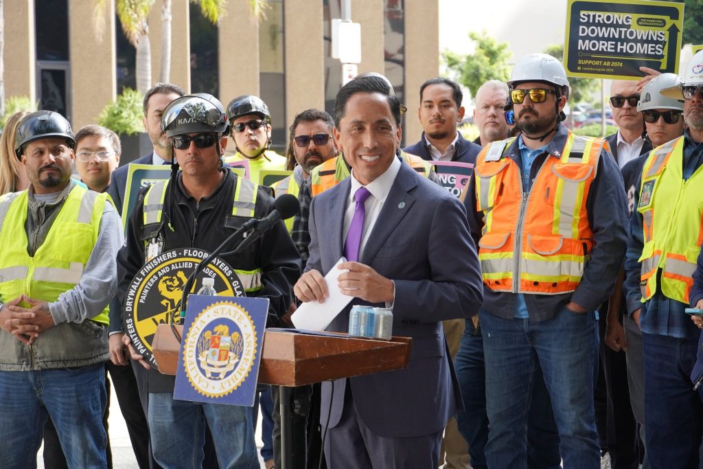 San Diego Mayor Todd Gloria advocates for AB 2074. 